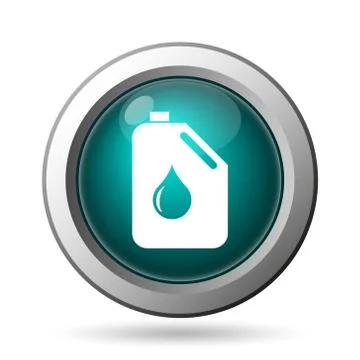 Oil can icon. internet button on white background.. Ilustración de archivo
