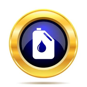Oil can icon. Internet button on white background.. Ilustración de archivo