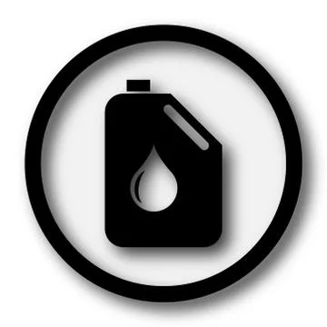 Oil can icon. Internet button on white background.. Ilustración de archivo