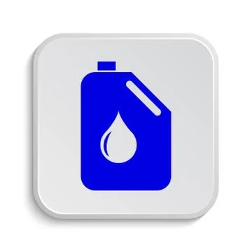 Oil can icon. Internet button on white background.. Ilustración de archivo