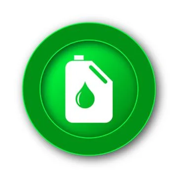 Oil can icon. Internet button on white background.. Ilustración de archivo