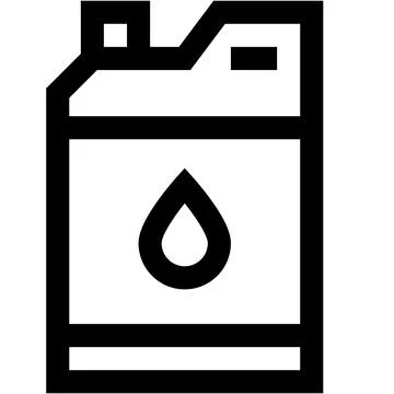 Oil Can Vector Icon Design Illustration Stock Illustration