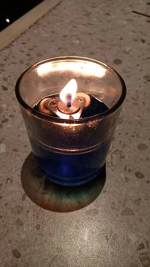 Oil Candle Lamp Stock Footage 278495192