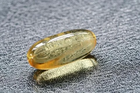Oil capsule Stock Photos