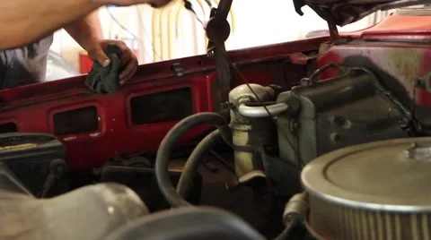 Oil Change Stock Footage 49173964