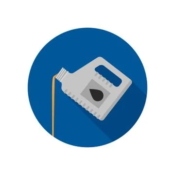 Oil change icon Illustrazione stock