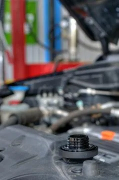 Oil changing Stock Photos