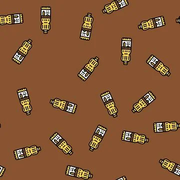 Oil corn vector seamless pattern イラスト素材
