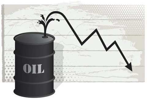 Oil crisis Stock Illustration