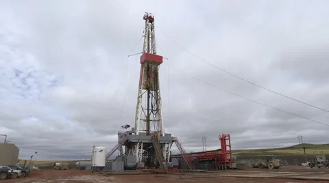 Oil Drill Stock Footage 44473791