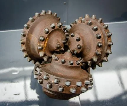 Oil drill head Foto stock