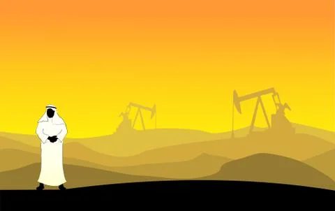 Oil drill Stock Illustration