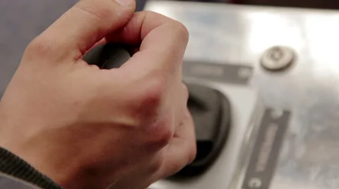 Oil Drilling Rig remote control Stock Footage 63402044