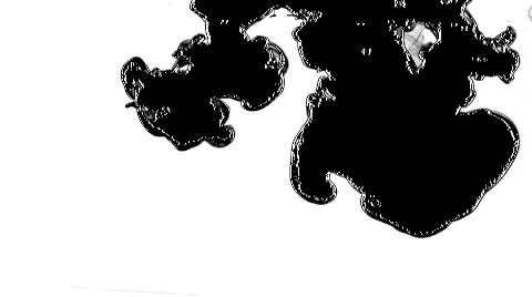 Oil dripped into the water Stock Footage 1079327
