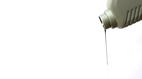 Oil Dripping From Container On White Stock Footage 37687118