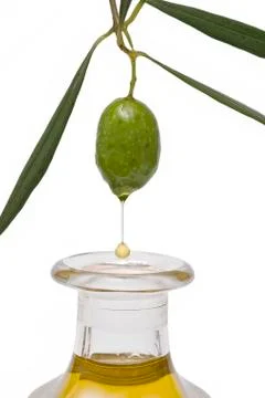 Oil dripping. Stock Photos