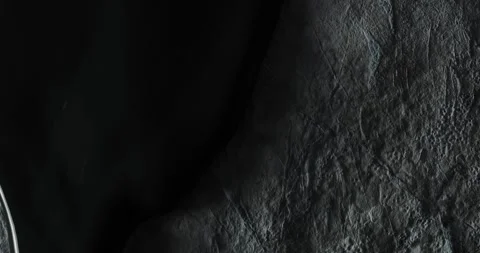 Oil drips down the rock surface. Stock Footage 271322167