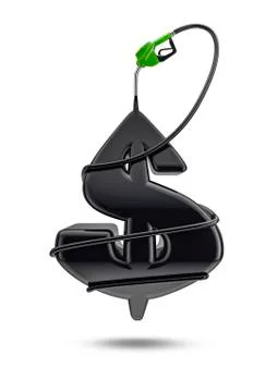 Oil drop dollar Stock-Illustration
