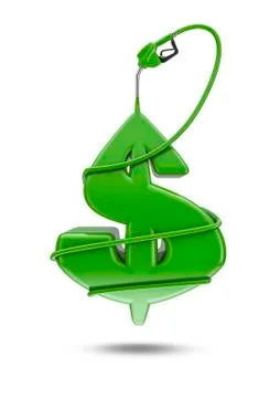 Oil drop dollar イラスト素材