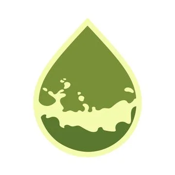 Oil drop icon, can be used for logo and brand name, vector illustration Stock Illustration