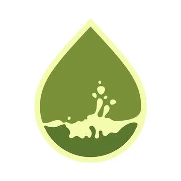 Oil drop icon, can be used for logo and brand name, vector illustration Stock Illustration