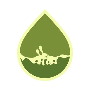 Oil drop icon, can be used for logo and brand name, vector illustration Stock Illustration