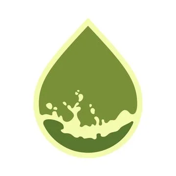 Oil drop icon, can be used for logo and brand name, vector illustration Stock Illustration