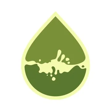Oil drop icon, can be used for logo and brand name, vector illustration Stock Illustration