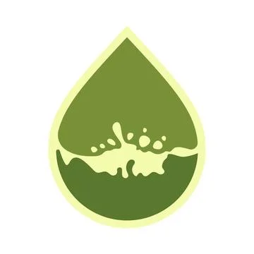 Oil drop icon, can be used for logo and brand name, vector illustration Stock Illustration