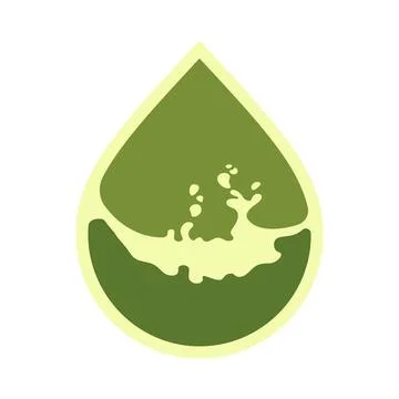 Oil drop icon, can be used for logo and brand name, vector illustration Stock Illustration
