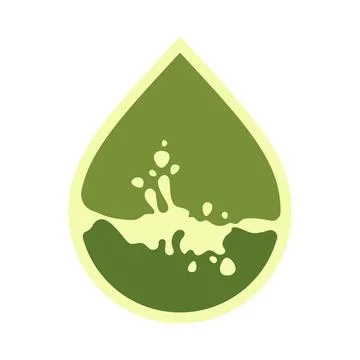 Oil drop icon, can be used for logo and brand name, vector illustration Stock Illustration