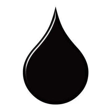 Oil Drop Stock Illustration