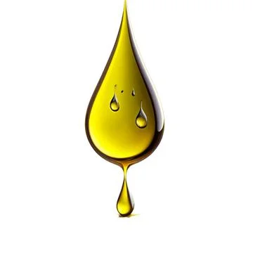 Oil drop isolated on white background as industrial or petroleum concept. png Stock Illustration