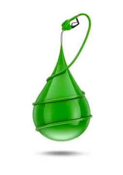 Oil drop nozzle Illustrazione stock