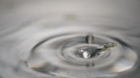 Oil drop slowmotion close up studio Stock Footage 91353677