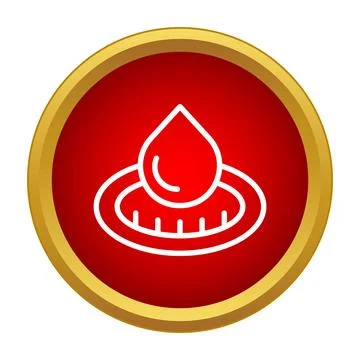 Oil drop symbol representing fuel and lubrication industry Stock Illustration