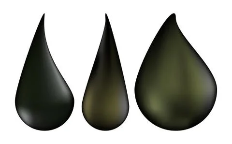 Oil drop vector symbol icon design. illustration isolated on white background Stock Illustration