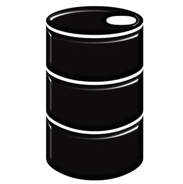 Oil Drum Stock Illustration