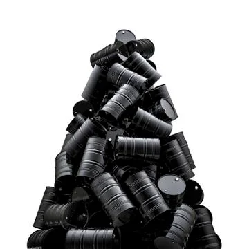 Oil drums peak Illustrazione stock