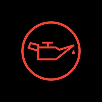 Oil engine check car dashboard logo icon. Car oil symbol level filter sign Illustrazione stock