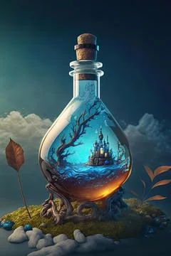 Oil of etherealness Stock Illustration