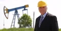 Oil Extracting Industry Handsome Manager Camera Looking Satisfied Presentation 4k or 4k+ Resolution