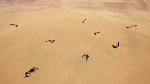 The oil extraction process. Tapping into desert reserves. Vidéo 278142889