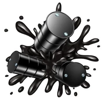 Oil Fall Ilustración de archivo