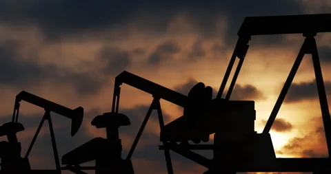 Oil Field | 4K Loopable stock video Stock-Footage 171956648