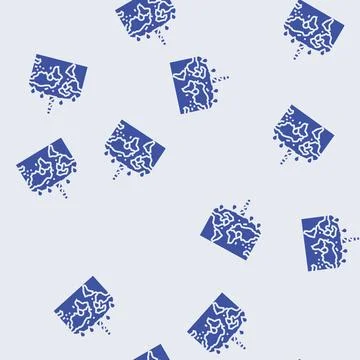 Oil field mapping petroleum engineer glyph seamless pattern Illustrazione stock