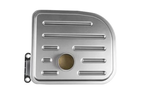 Oil filter or strainer for automatic transmission. Top view of a new replac.. Stock Photos