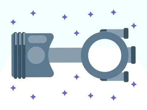 Oil Filter Removal Tool Concept Illustration Style Stock Illustration