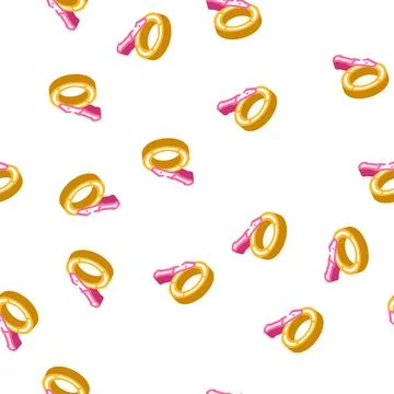 Oil filter wrench isometric icon seamless pattern Stockillustratie