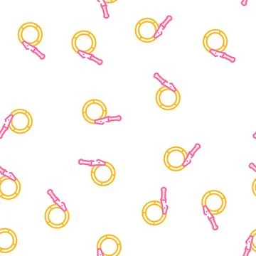Oil filter wrench vector seamless pattern Illustrazione stock